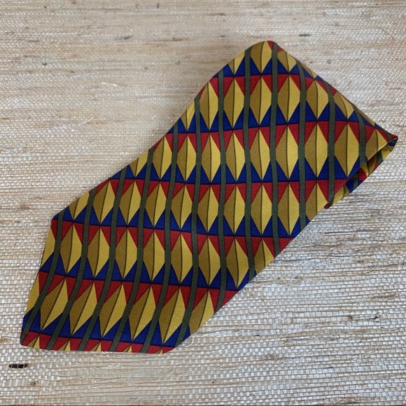 🍁 Jacobson's Autumn Prism Silk Tie - Picture 1 of 5